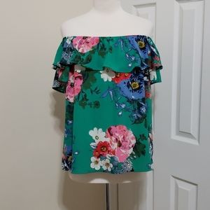 On or off the shoulder open back top